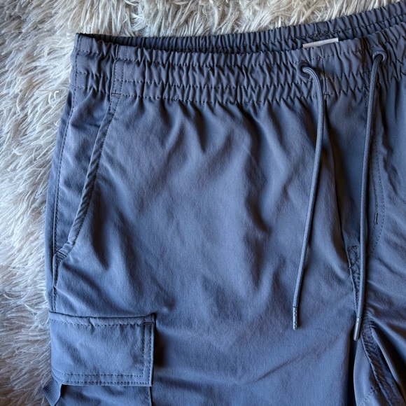 American Eagle Mens Flex Nylon Drawstring Waist Pull On Cargo Jogger Shorts SZ M - Picture 3 of 9